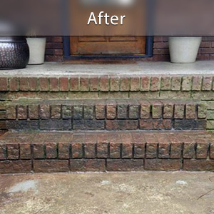 Sinking stairs repaired with PolyLevel® Detroit