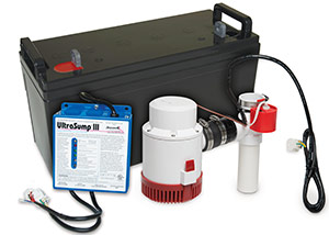 a battery backup sump pump system in Flint