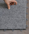 Interlocking carpeted floor tiles available in Clinton Township, Michigan