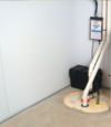 basement wall product and vapor barrier for Warren wet basements
